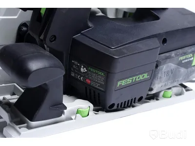 Festool - Cirkelsåg 18 V HKC 55 EB - inkl. batteri och förvaringslåda. Nypris ca 7405 kr.