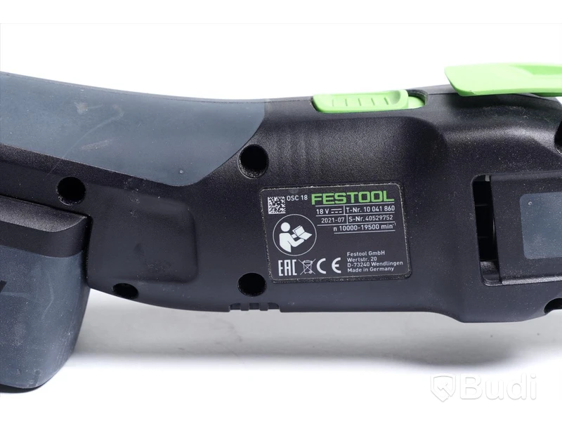 Festool Multiverktyg 18 V VECTURO OSC 18 - inkl. batteri och förvaringslåda. Nypris ca 7079 kr.