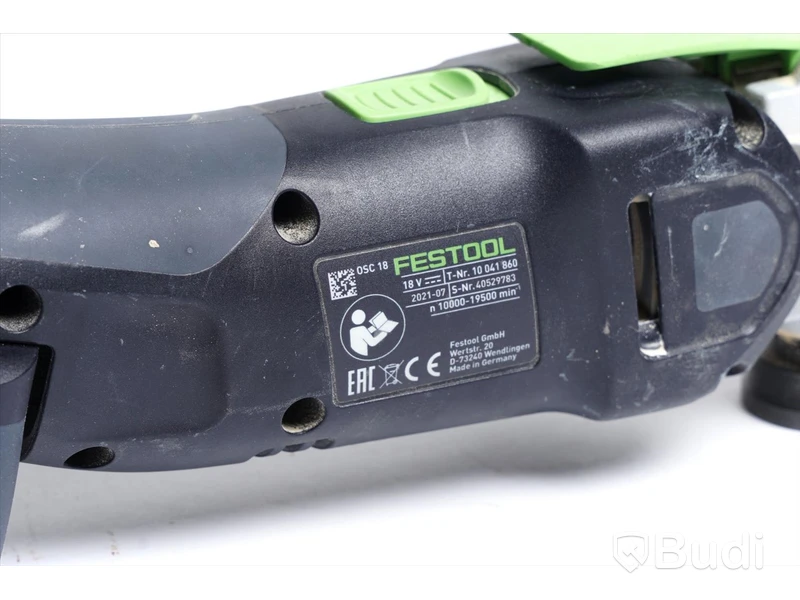 Festool Multiverktyg 18 V VECTURO OSC 18 - inkl. batteri och förvaringslåda. Nypris ca 7079 kr.