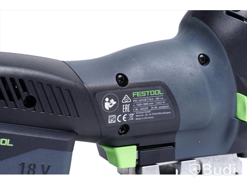 Festool Sticksåg 18 V CARVEX PSC 420 EB - inkl. batteri och förvaringslåda. Nypris ca 7079 kr.
