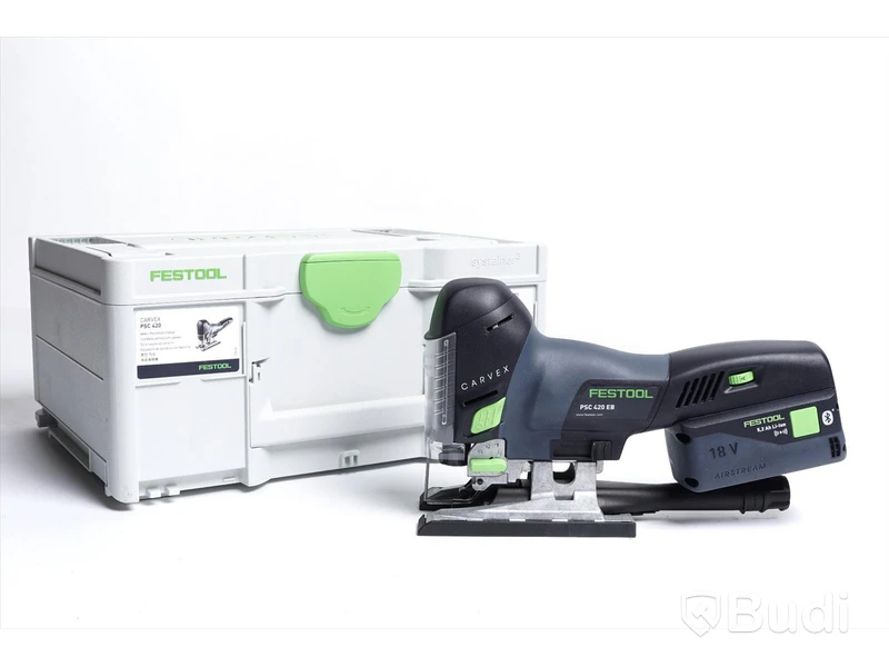Festool Sticksåg 18 V CARVEX PSC 420 EB - inkl. batteri och förvaringslåda. Nypris ca 7079 kr.