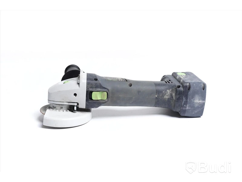 Festool Vinkelslip 18 V AGC 18-125 - inkl. batteri och förvaringslåda. Nypris ca 6277 kr.