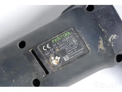 Festool Vinkelslip 18 V AGC 18-125 - inkl. batteri och förvaringslåda. Nypris ca 6277 kr.