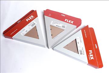 Parti med Flex Slippapper Trekantigt P100, P150, P180