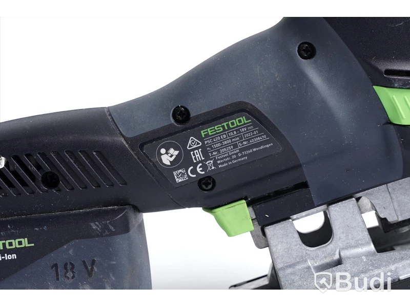 Festool Sticksåg 18 V CARVEX PSC 420 EB - inkl. batteri och förvaringslåda. Nypris ca 7079 kr.