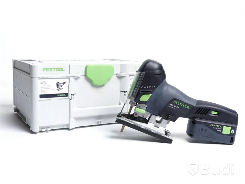 Festool Sticksåg 18 V CARVEX PSC 420 EB - inkl. batteri och förvaringslåda. Nypris ca 7079 kr.