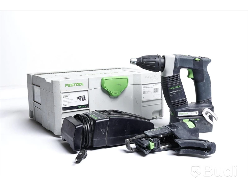 Festool Skruvautomat 18 V DURADRIVE DWC 18-4500 - inkl. batteri/laddare och förvaringslåda. Nypris ca 7705 kr.