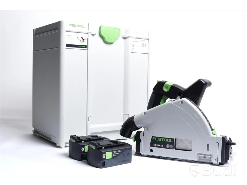 Festool Sänksåg 18 V TSC 55 KEB - inkl. 2 st batterier och förvaringslåda. Nypris ca 11529 kr.