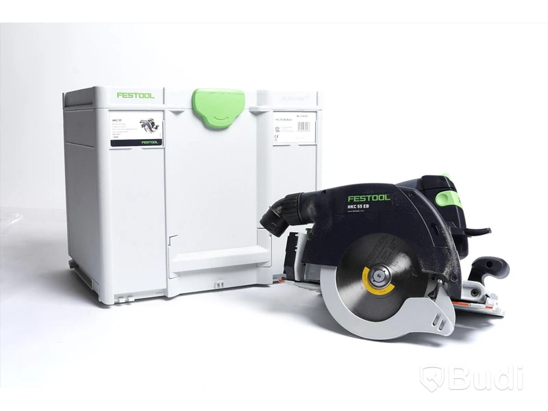 Festool Cirkelsåg 18 V HKC 55 EB - inkl. batteri och förvaringslåda. Nypris ca 7405 kr.