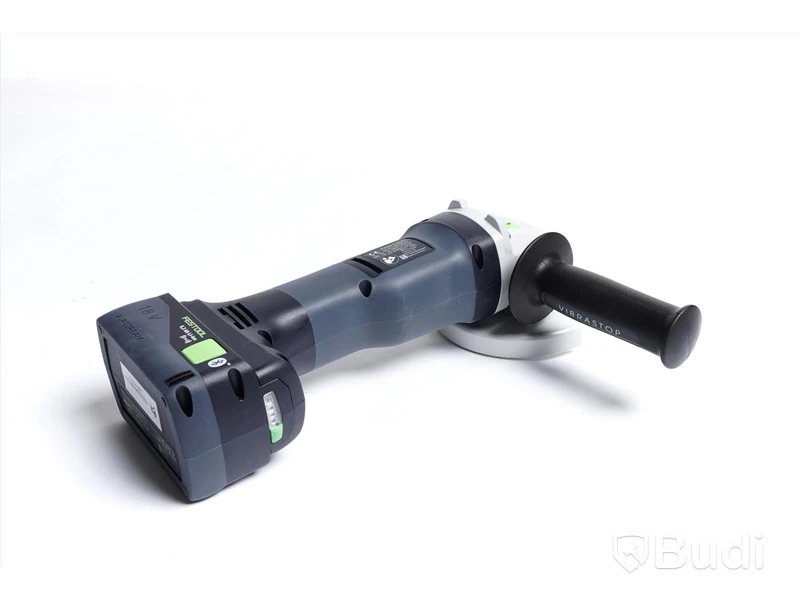 Festool Vinkelslip 18 V AGC 18-125 - inkl. batteri och förvaringslåda. Nypris ca 6277 kr.