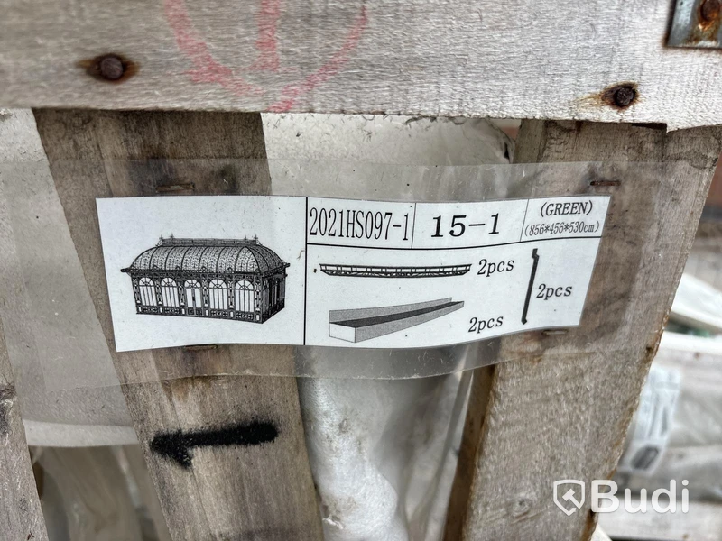 Orangeri Bossons Victoria 40 kvm - nytt (tak ej komplett)