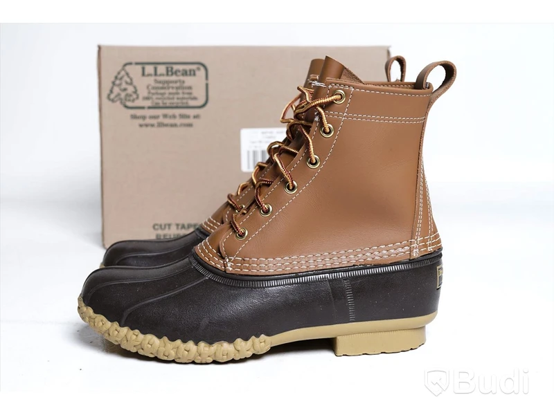 Kängor - L.L. BEAN, 8" Bean Boots (Tan/brown) - strl 44. Nypris ca 1,999:-