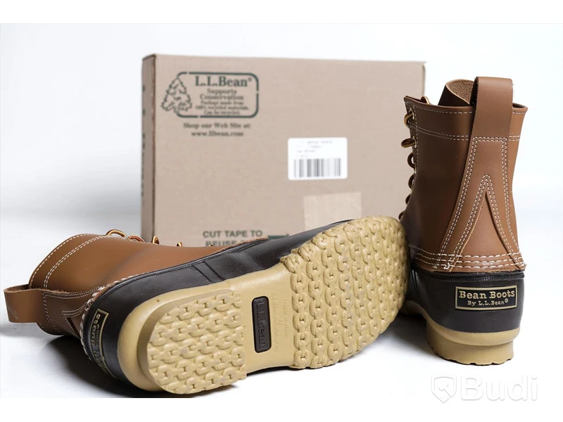 Kängor - L.L. BEAN, 8" Bean Boots (Tan/brown) - strl 44. Nypris ca 1,999:-