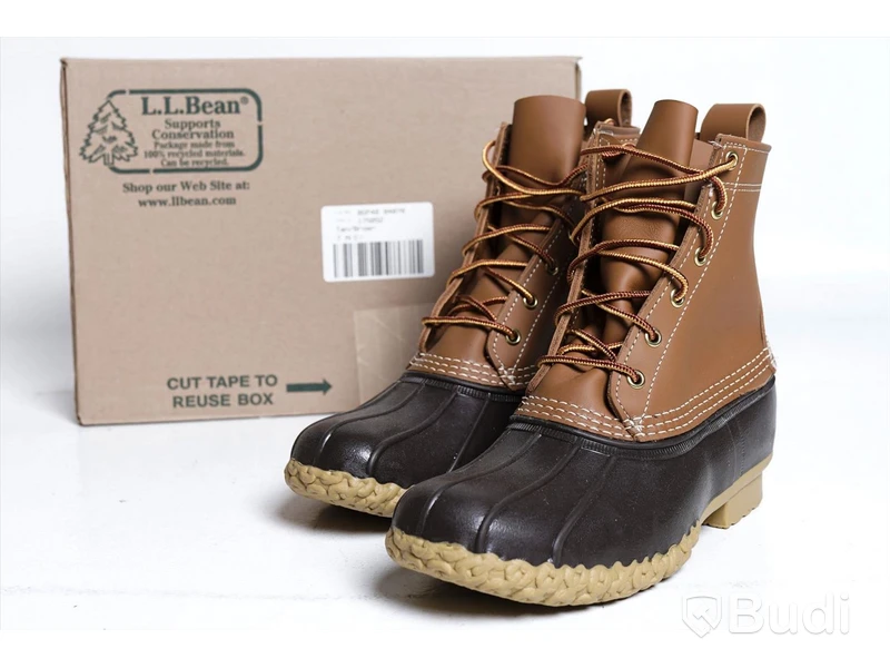 Kängor - L.L. BEAN, 8" Bean Boots (Tan/brown) - strl 44. Nypris ca 1,999:-