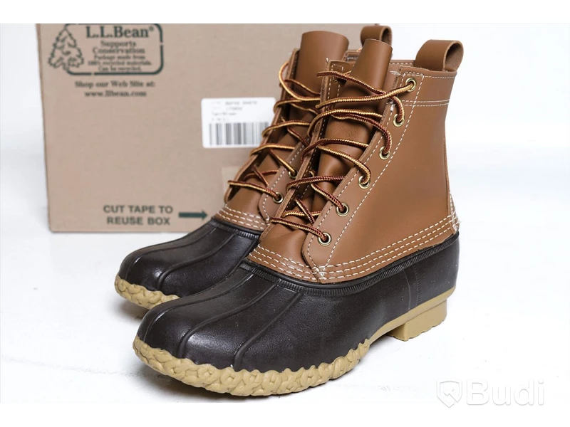 Kängor - L.L. BEAN, 11" Bean Boots (Tan/brown) - strl 45. Nypris ca 1999 kr