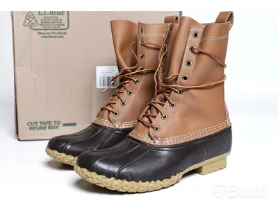Kängor - L.L. BEAN, Bean Boots (Tan/brown) - strl 45. Nypris ca 2.119 kr