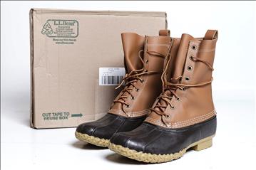 Kängor - L.L. BEAN, Bean Boots (Tan/brown) - strl 45. Nypris ca 2.119 kr