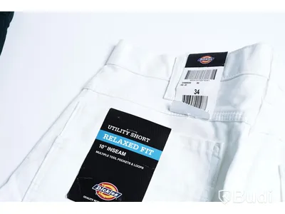 Dickies, Arbetsbyxa & shorts - 874 Original Fit strl (gröna) W34/L30 & utility shorts (vita) W34. Nypris 1060 kr