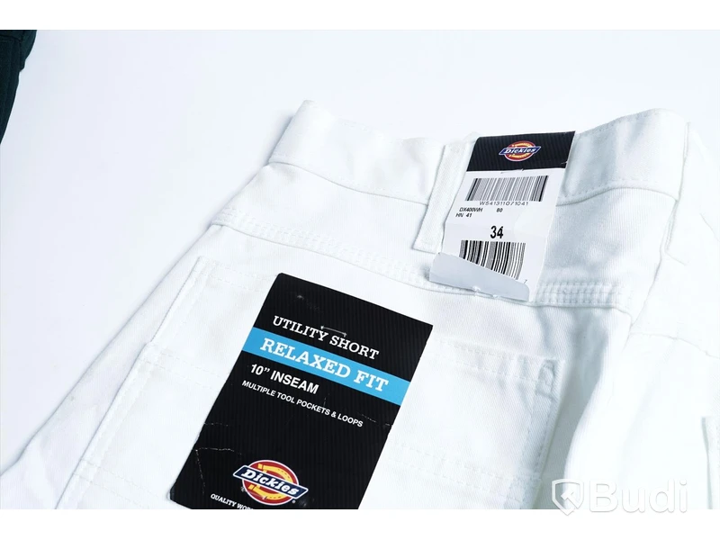Dickies, Arbetsbyxa & shorts - 874 Original Fit strl (gröna) W34/L30 & utility shorts (vita) W34. Nypris 1060 kr