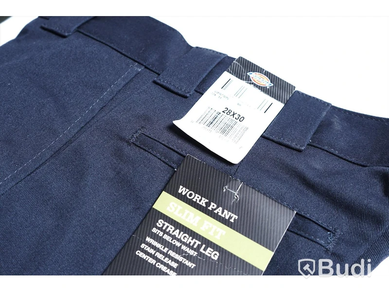 Dickies, 2 st Arbetsbyxor - 873 Slim Straight - strl W28/L30. Nypris 1498 kr