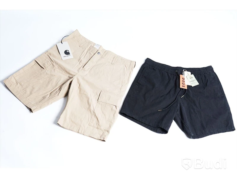 Deus/Carhartt, 2 st shorts - Cargo strl W36 - Deus strl XL. Nypris 2349 kr