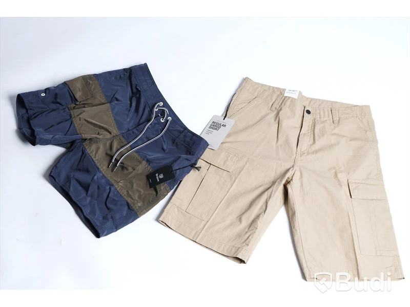 Carhartt/Brixton, 2 st shorts - strl W32. Nypris 1748 kr