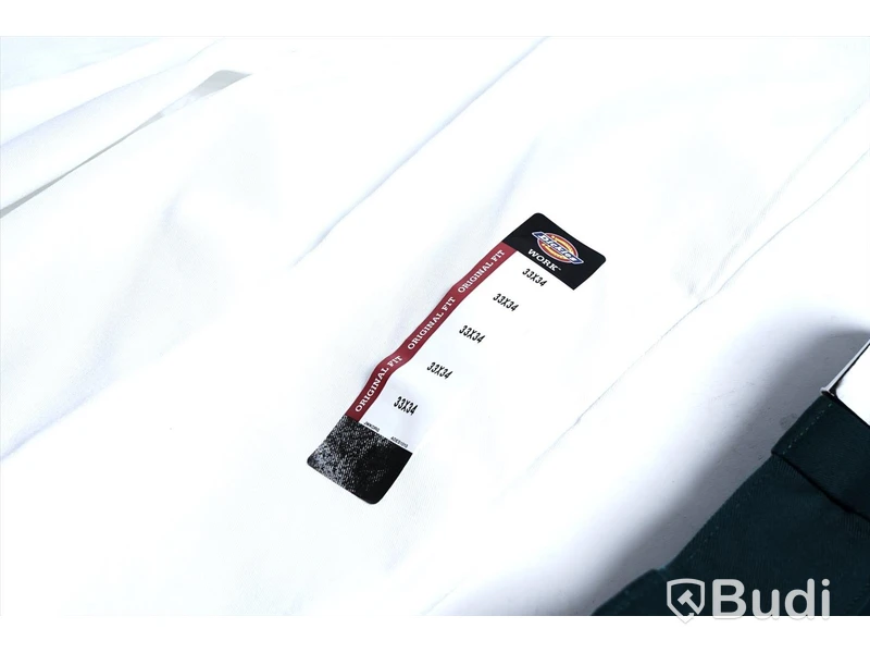 Dickies, 2 st Arbetsbyxor - 874 Original Fit - strl (vita) W33/L34 & (gröna) W33/L32. Nypris 1498 kr