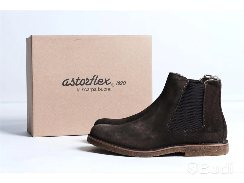 Kängor - Astorflex, Bitflex Chelsea Boot (Dark chestnut) Suede - stl 46. Nypris ca 2415 kr