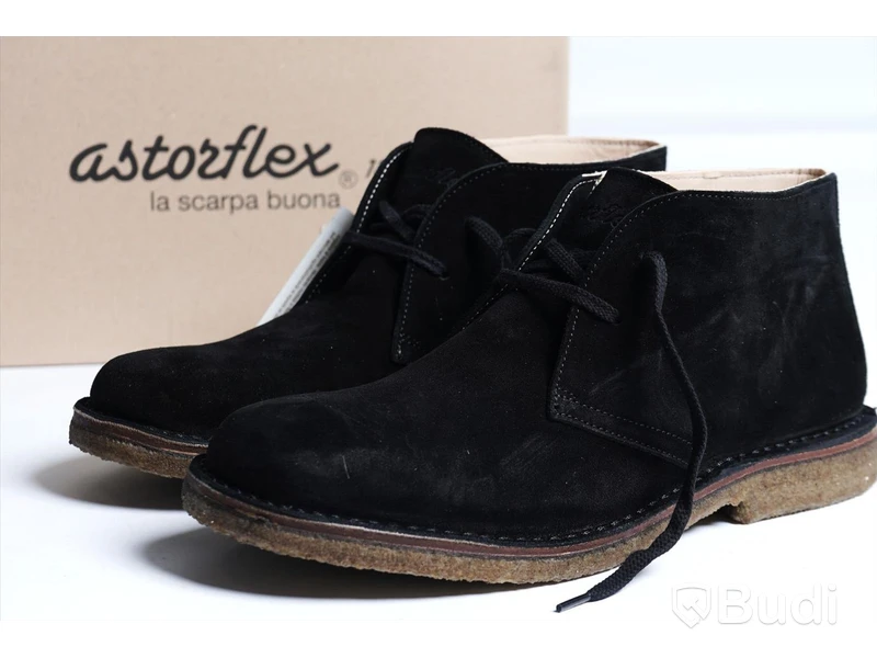 Kängor - Astorflex, Greenflex Desert Boot (Black) Suede - stl 45. Nypris ca 1899 kr