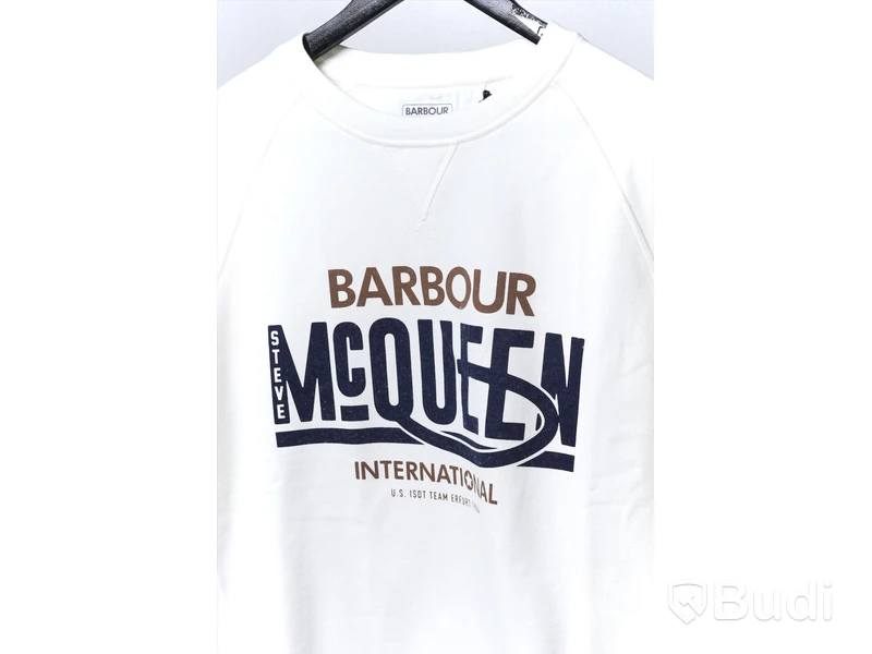 Sweatshirt, strl L - Barbour International, Crewneck. Nypris 1449kr.