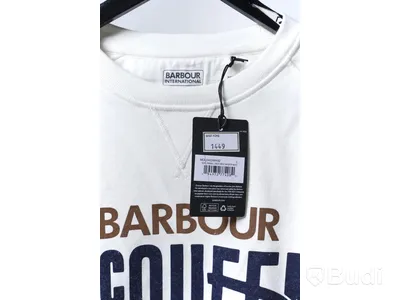 Sweatshirt, strl L - Barbour International, Crewneck. Nypris 1449kr.