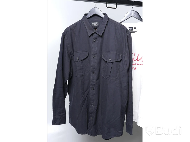 Sweatshirt & Skjorta, strl XXL - Deus Ex Machina, Crewneck & Filson, skjorta. Nypris 2698kr.