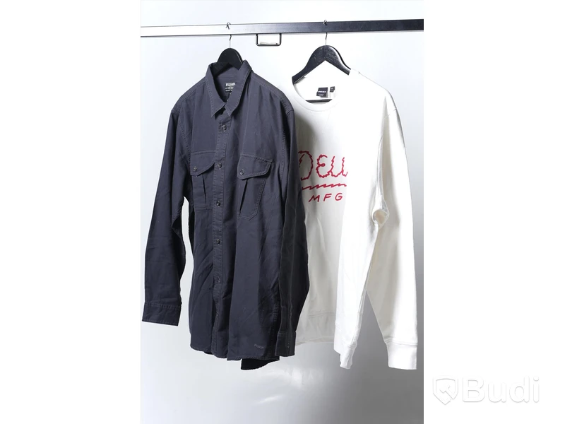 Sweatshirt & Skjorta, strl XXL - Deus Ex Machina, Crewneck & Filson, skjorta. Nypris 2698kr.