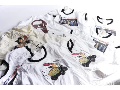 T-shirt i parti (ca 12 st). Olika storlekar (dam).