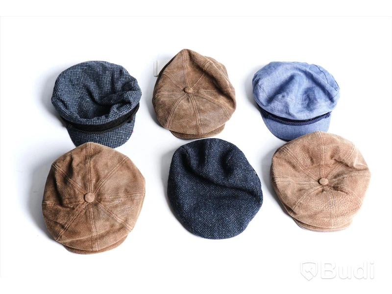 Basker i parti, strl S/55- Stetson & Harris Tweed (6 st) Nypris ca 4790 kr.