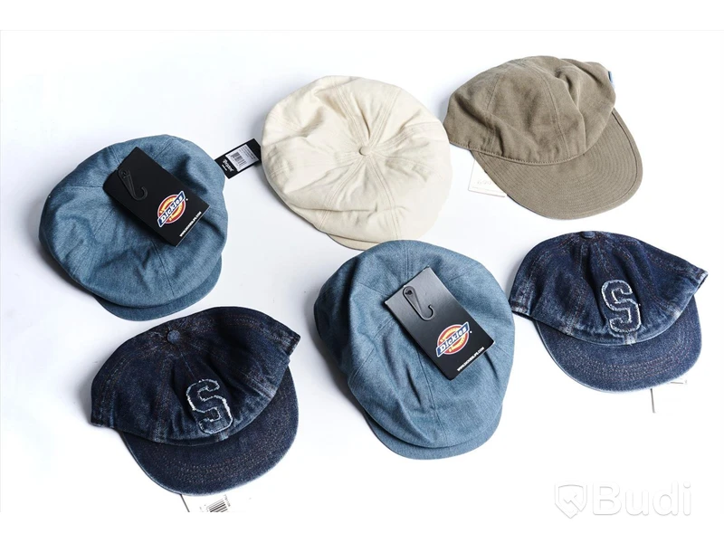 Basker/keps i parti, strl L-XL- Stetson, Dickies, Brixton (5 st)