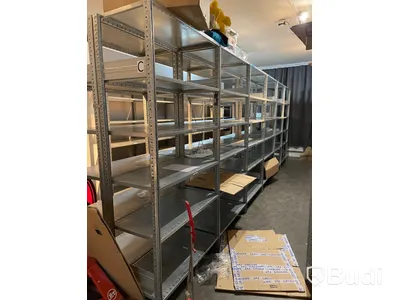 Lagerhyllor SSI Schäfer ZB 4513-100 kg, mått ca H227xD50x99 cm/ sektion, totalt 17 sektioner.