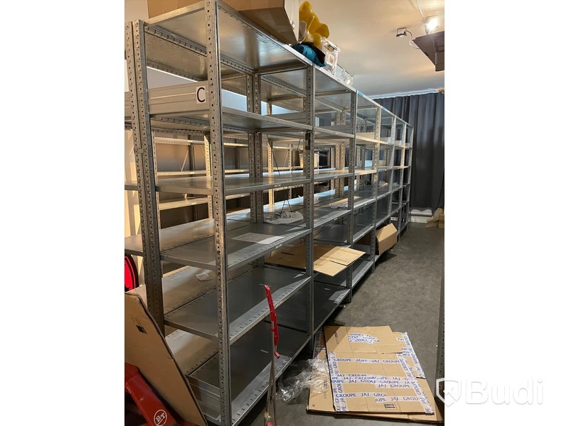 Lagerhyllor SSI Schäfer ZB 4513-100 kg, mått ca H227xD50x99 cm/ sektion, totalt 17 sektioner.