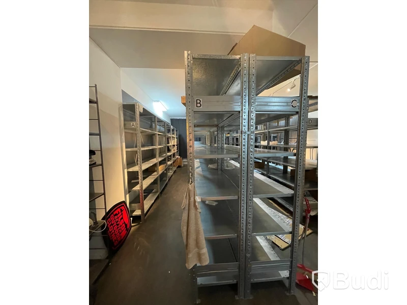 Lagerhyllor SSI Schäfer ZB 4513-100 kg, mått ca H227xD50x99 cm/ sektion, totalt 17 sektioner.