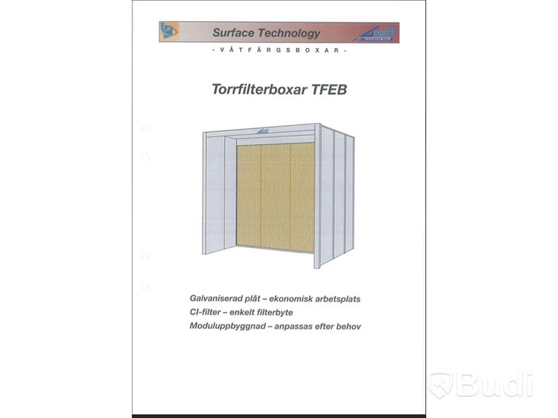 Torrfilterbox med utsug