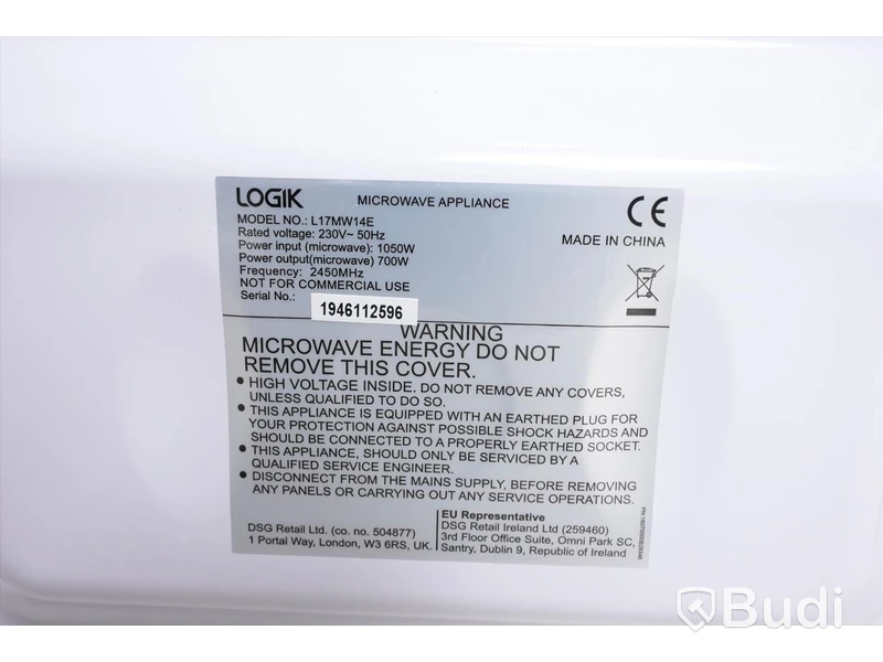 Microvågsugn - LOGIC L17MW14E