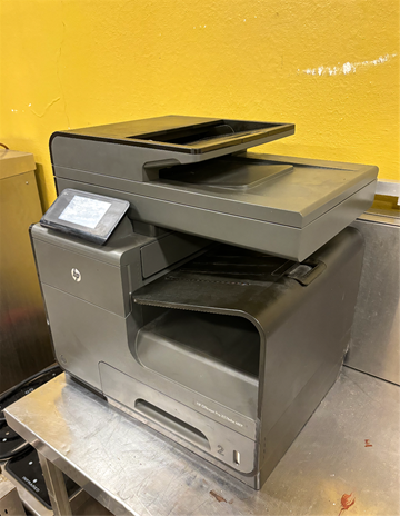 Skrivare HP Officejet Pro X576dw MFP, utan toner