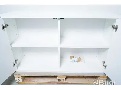 Skåp 2st, låsbara skåp i trämaterial. Ny.