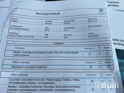 Volkswagen Caddy 2.0 TDI (102hk) -2018