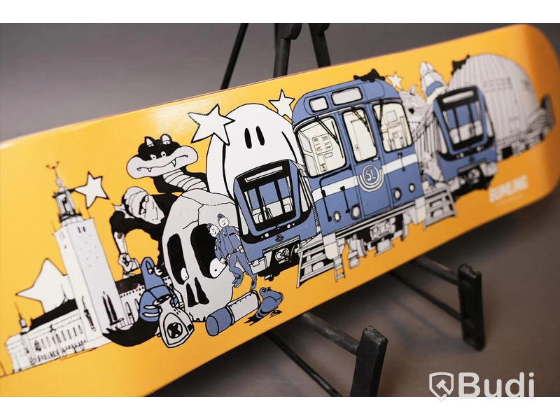 Skateboard inkl. grepptejp - Bumling Sthlm, 7.75. Tejp Enuff Skateboards. Ny, Obruten förpackning.