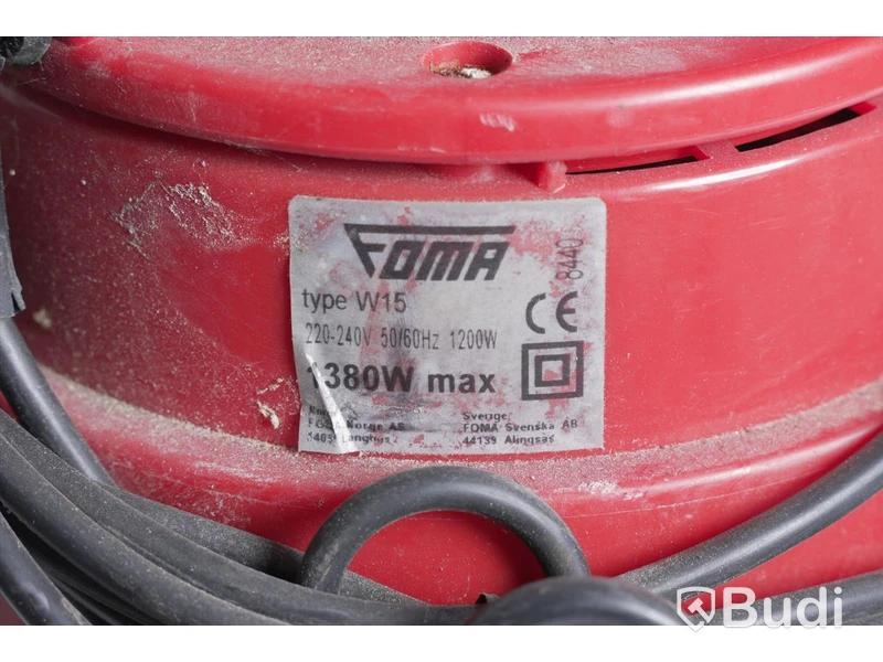 Foma Centraldammsugare W15 - 1380 W