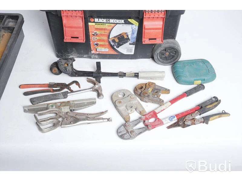 Black & Decker workmate och diverse verktyg