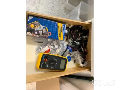 Parti av kemikunskaps materiel