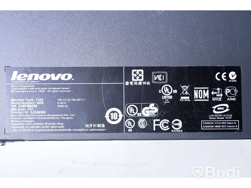 Dator - Lenovo Thinkcentre 7360. Saknar OS
