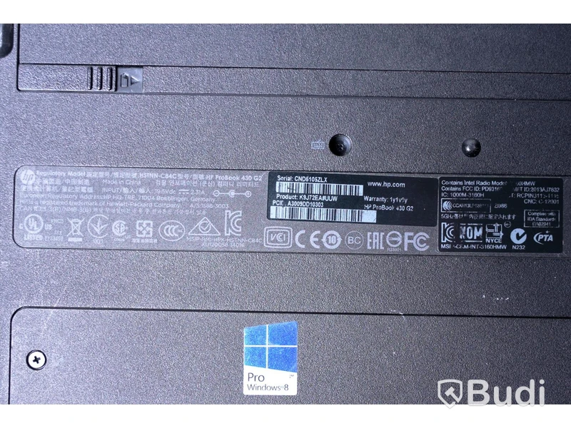 Dator - HP Probook 430 G2, saknar OS och laddare. Inkl. väska